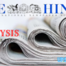 The Hindu Analysis PDF