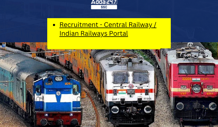 Recruitment Central Railway Indian Railways Portal