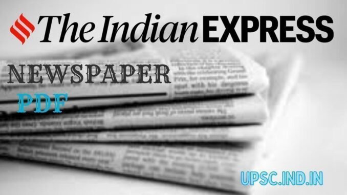 The Indian Express ePaper