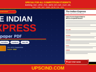 The Indian Express Newspaper PDF