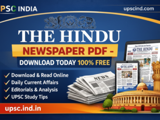 The Hindu Newspaper PDF