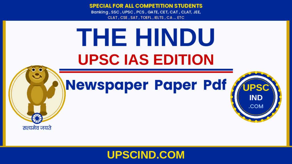 The Hindu Today PDF
