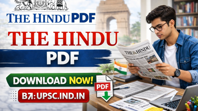 the hindu pdf
