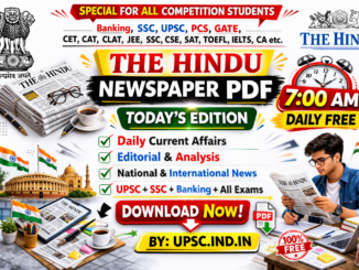 the hindu newspaper pdf