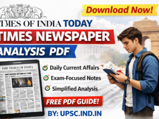 times of india today newspaper analysis pdf