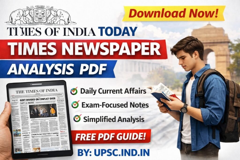 times of india today newspaper analysis pdf